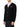 Comme Des Garçons Play Round-Neck Double Heart Cardigan Black-with model