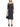 MM6 Maison Margiela Folded Jacquard Slip Dress Anthracite-with model