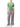 Issey Miyake Pleats Please August Colors Top Greyish Green-front side