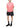 Acne Studios Women 1996 Logo T-Shirt Tango Pink-with model