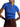 Ralph Lauren Cropped Polo Shirt Blue-front side