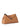 Toteme T-Lock Grained Leather Clutch Tan-right side