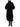 Lemaire black short belted wool coat with a high collar