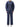 Issey Miyake Pleats Please Cotton Denim Trousers Navy-with model