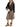 Moncler Women Padded Cardigan Navy-with model