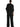 Back view of a model wearing The Row Eglitta black trousers