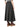 Side view of the Weekend Max Mara black full midi skirt