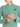 Comme Des Garçons Play Striped Red Heart T-Shirt Green-front detials with men model