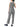 Issey Miyake Pleats Please Basics Trousers Grey-back side with model