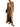 Caramel suede sneakers styled with a trench coat, full-length look — 2620117000105-712 at MINOX boutique, Oxford