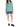 Comme Des Garçons Play Striped Red Heart T-Shirt Green-with women model
