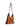 Coral-print shoulder bag, reverse view with a brown leather strap — 2620115154184-352 at MINOX boutique, Oxford