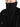 Lemaire black short belted wool coat with a high collar