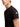 Moncler Men Tricolour-Trimmed T-Shirt Black-left side