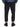Black Canada Goose joggers, back view with elasticated cuffs — 1387M-9061 at MINOX boutique, Oxford