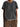 Close-up of The Row Dera charcoal melange T-shirt and round neckline