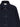 Close-up of the collar and button detail on The Row Etoli navy coat