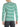 Comme Des Garçons Play Striped Red Heart T-Shirt Green-back side with men model