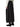Close-up of the material texture on Studio Nicholson black midi skirt