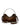 Acne Studios Camero dark brown suede camera bag with an adjustable shoulder strap