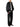 Model wearing The Studio Nicholson black textured leather Harrington jacket