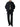 Model wearing Studio Nicholson black relaxed-fit jacket