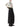 Detail view of Studio Nicholson black midi skirt