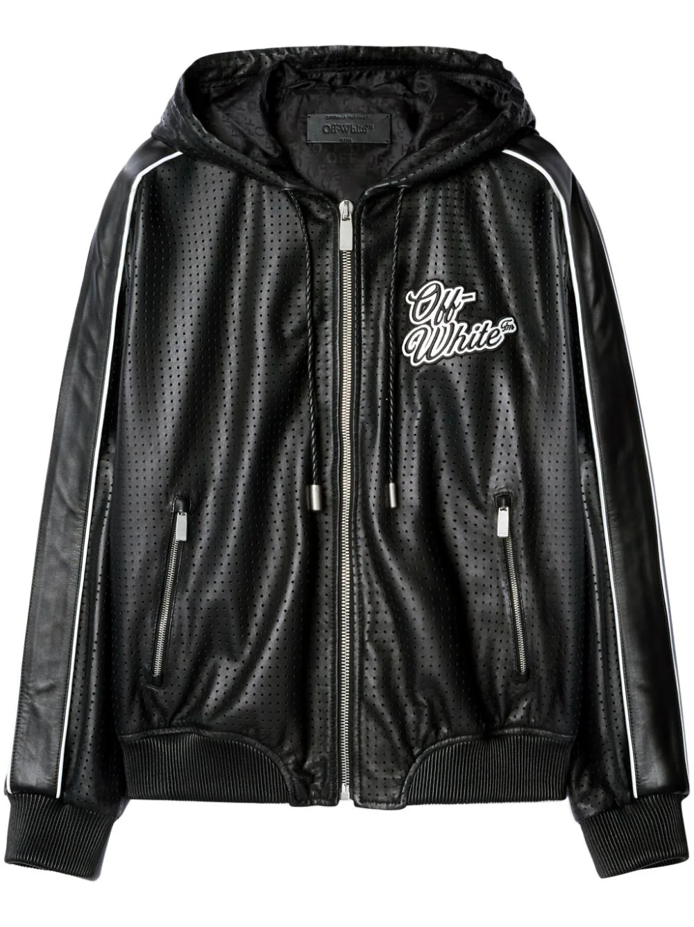 90s Logo Appliqué Jacket Black