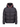 Moncler dark navy hooded padded jacket shown from the front