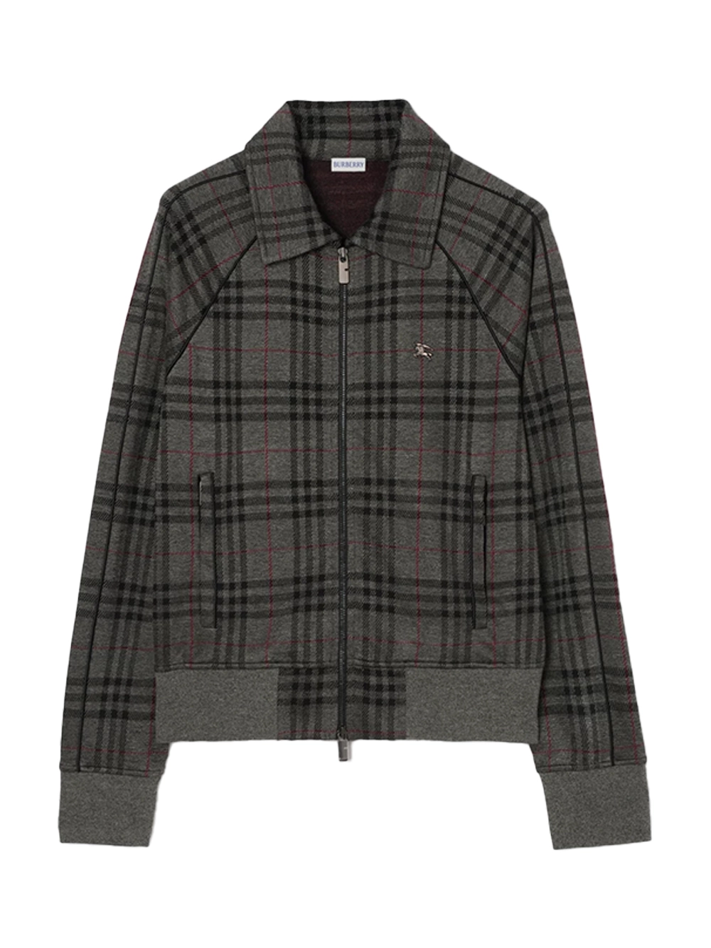 Check Track Jacket Grey