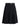 Self-Portrait Black Pleated Twill Midi Skirt