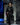 Burberry runway — black leather bomber, leather trousers and burgundy fur shoulder bag, Burberry at MINOX boutique, Oxford