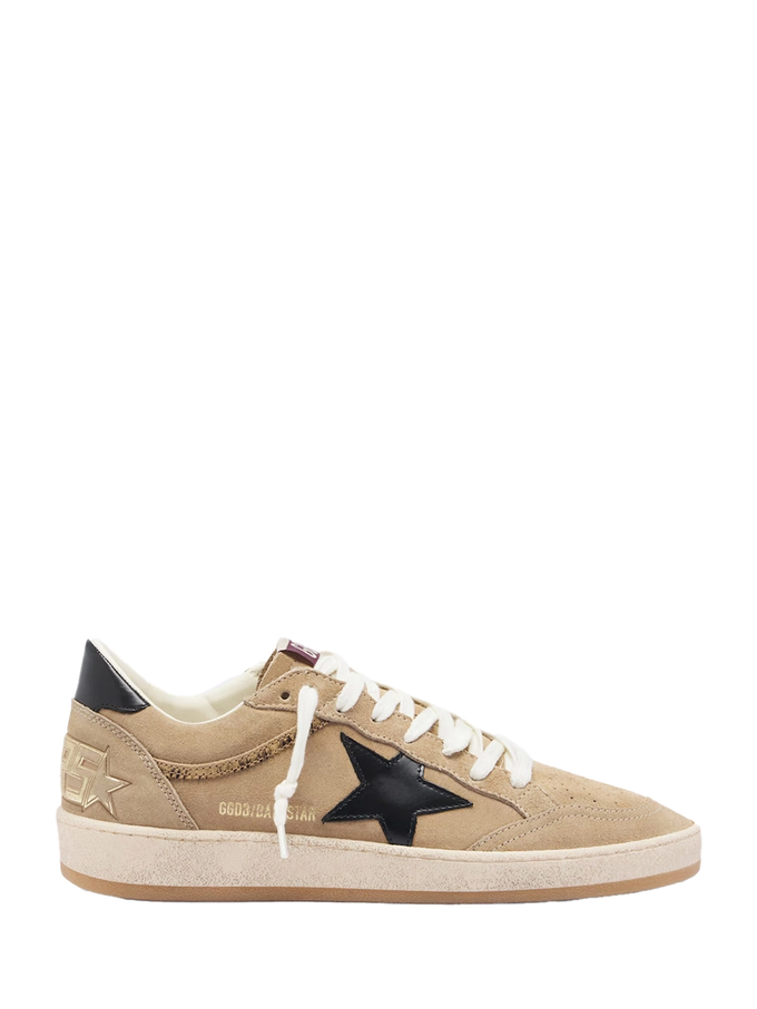 Ballstar Suede Trainers Beige