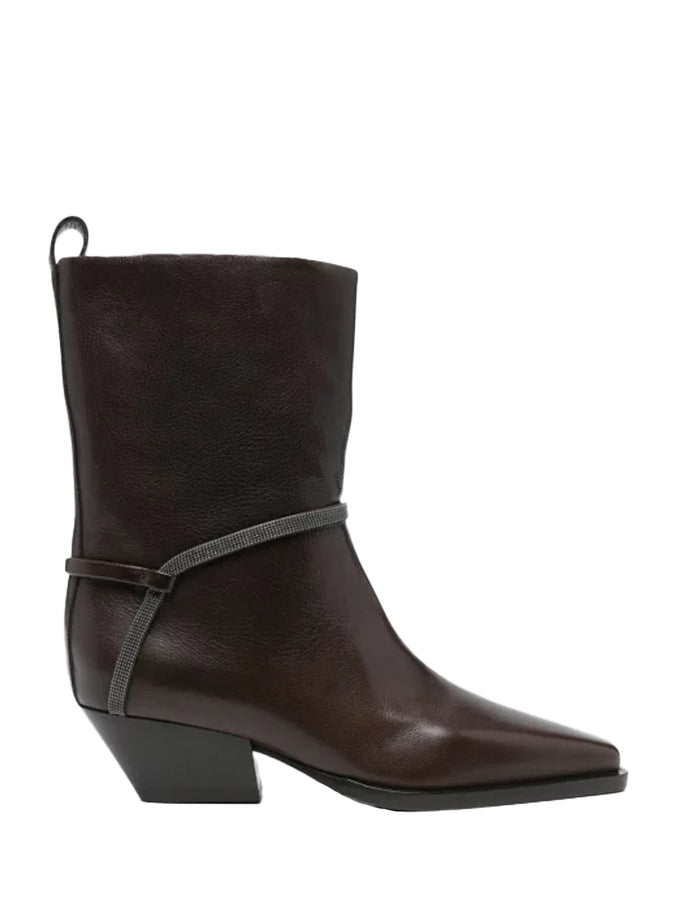 Women ankle boots Brown