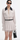 Self-Portrait Twill Pleated Skirt Cream