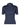 Issey Miyake navy ribbed short-sleeve top with a high neckline