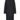 Front view of The Row Ciara black belted coat