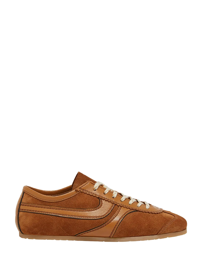 Suede Sneakers Tan