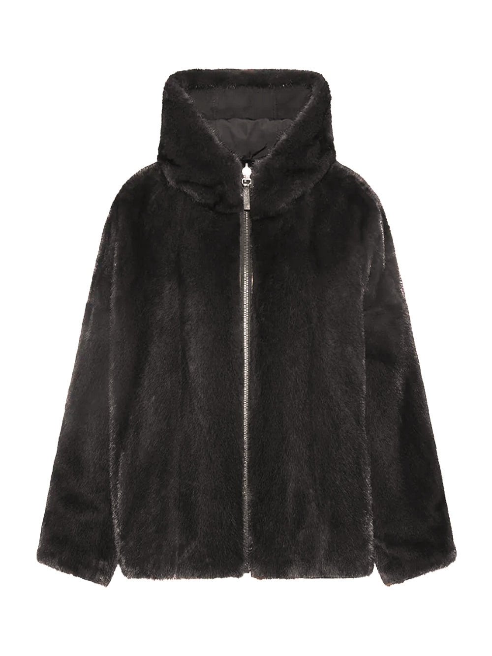 reversible parka mink Mahogany