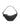 Lemaire LARGE CROISSANT BAG Soft Grained Leather Black