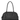 Front view of The Row E/W India black leather bag