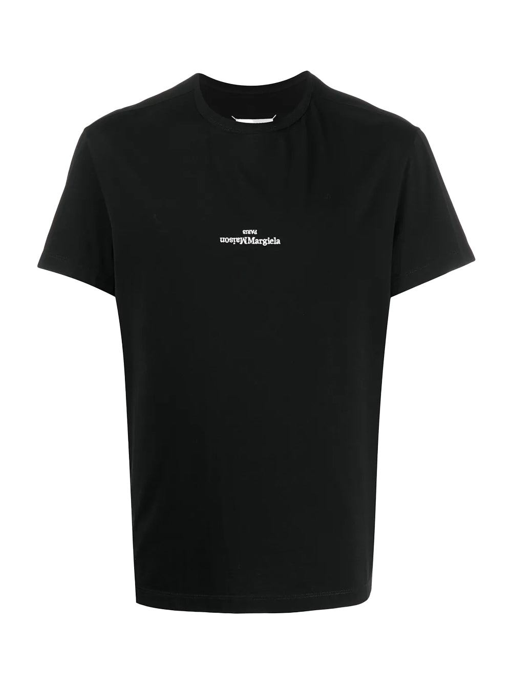 distorted logo cotton T shirt