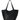 The Row Park Tote black grained leather bag with double top handles
