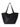 The Row Park Tote black grained leather bag with double top handles