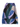 Issey Miyake blue abstract print pleated skirt displayed against a white background