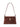 Savette symmetry shoulder bag in suede Espresso