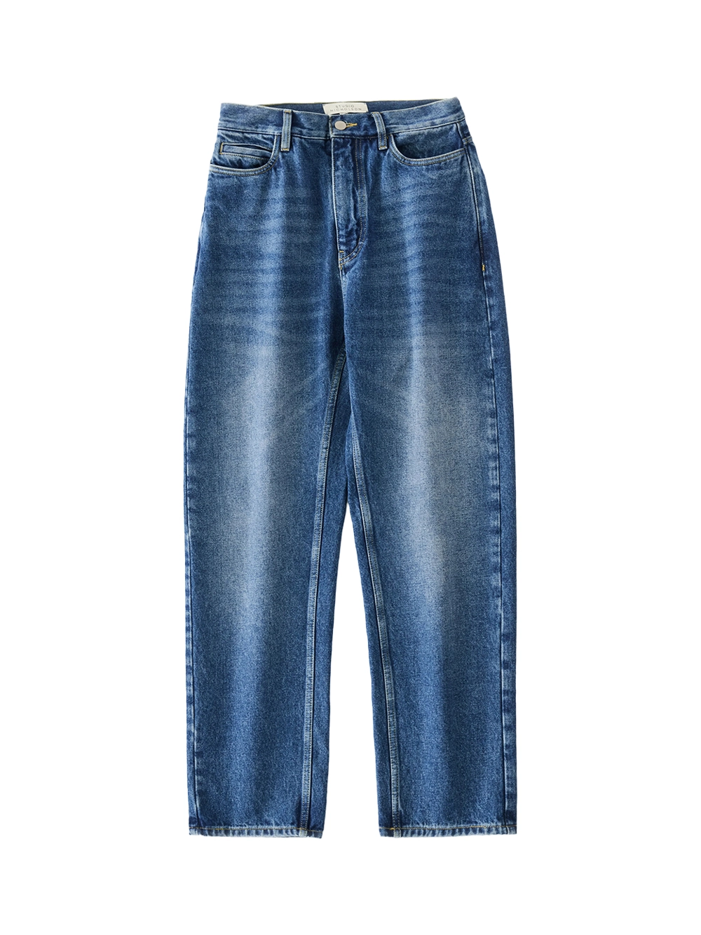 Studio Nicholson Ruthe Denim Pant Worn Wash Indigo