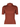 Issey Miyake brown ribbed short-sleeve top with a fitted silhouette