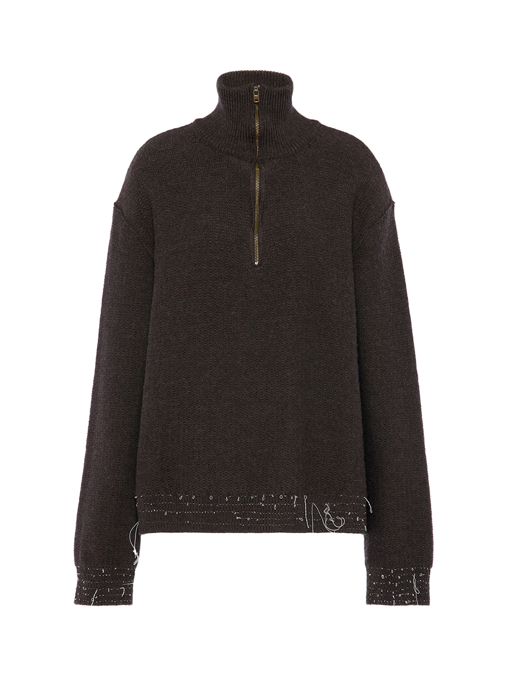 Wool Quarter Zip Jumper
