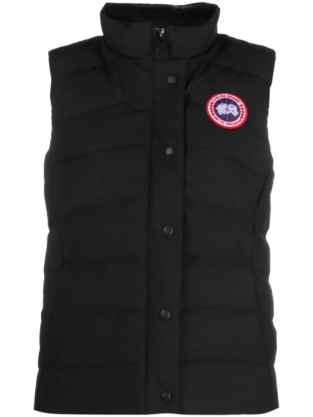 Canada Goose Women Freestyle logo-patch padded Vest Black